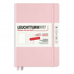 Deutsch 12 Monate Denim A5 LEUCHTTURM1917 Wochenkalender 2021 Hardcover Medium
