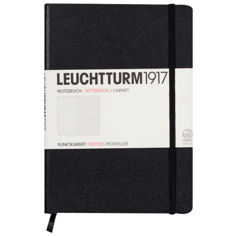 Leuchtturm1917 Notizbuch A4+ Master Classic schwarz dotted 