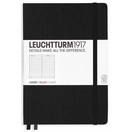 Leuchtturm1917 Notizbuch A4+ Master Classic schwarz liniert | online kaufen