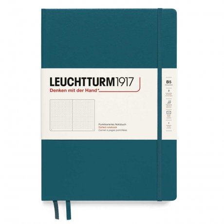 Leuchtturm1917 Notizbuch B5 Hardcover pacific green dotted 