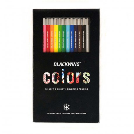 Blackwing Colors Farbstifte Box mit 12 weichen Buntstiften 1