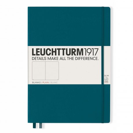 Leuchtturm1917 Notizbuch A4+ slim pacific green blanko 1