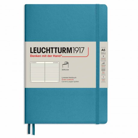 Leuchtturm1917 Notizbuch Softcover A5 nordic blue liniert 1