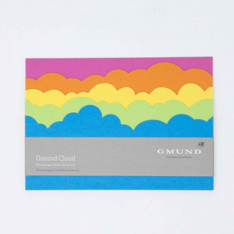 Gmund Notizblock Cloud Regenbogen 1