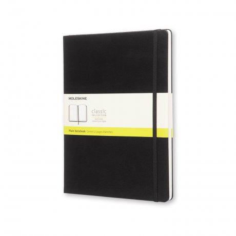MOLESKINE® Notizbuch XL Hardcover schwarz blanko 1