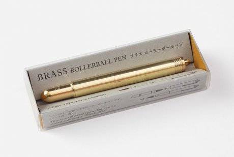 TRAVELER'S COMPANY JAPAN, Rollerball Pen, Tintenroller aus Messing 1