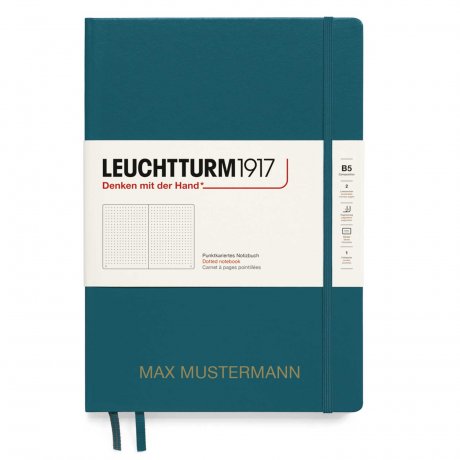 Leuchtturm1917 Notizbuch B5 Hardcover pacific green dotted 2