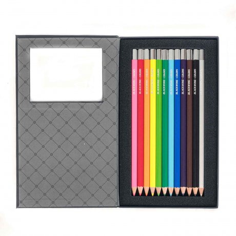 Blackwing Colors Farbstifte Box mit 12 weichen Buntstiften 2