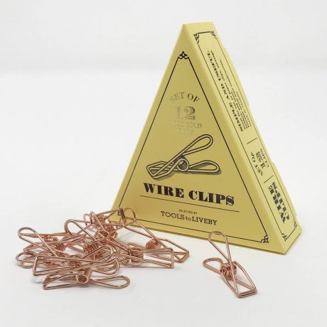 Wire Clips gold 2