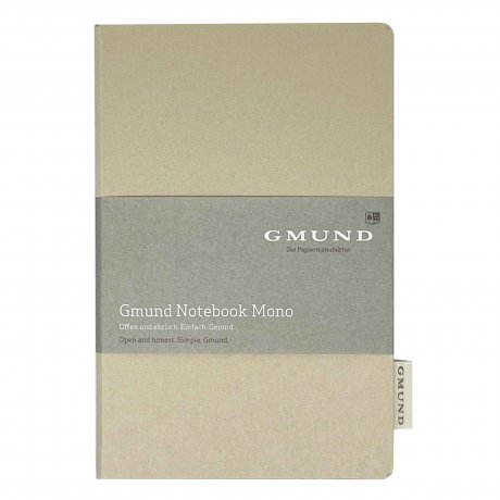 Notizbuch Gmund Softcover Mono dunkelrot dotted Format B6 5